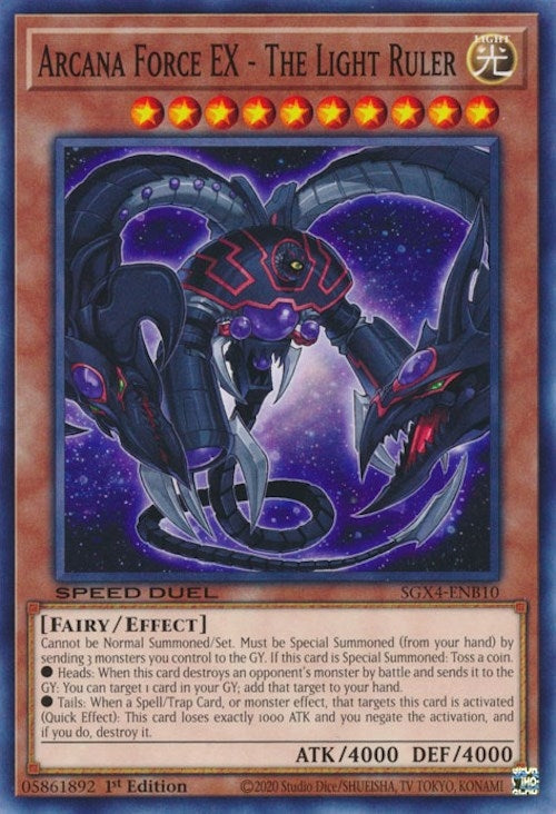 Arcana Force EX - The Light Ruler (410) (SGX4) - YuGiOh Single