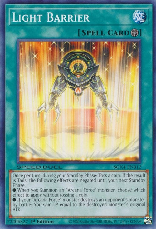 Light Barrier (412) (SGX4) - YuGiOh Single