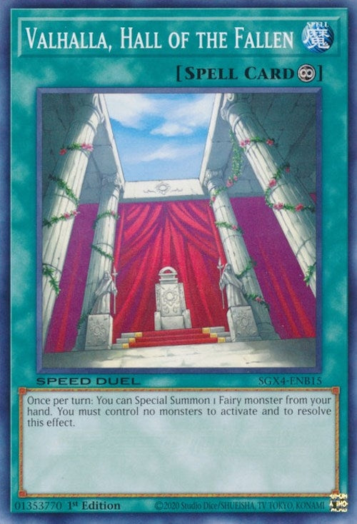 Valhalla Hall of the Fallen (415) (SGX4) - YuGiOh Single