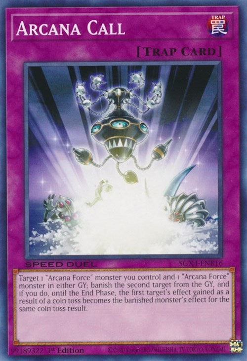 Arcana Call (416) (SGX4) - YuGiOh Single