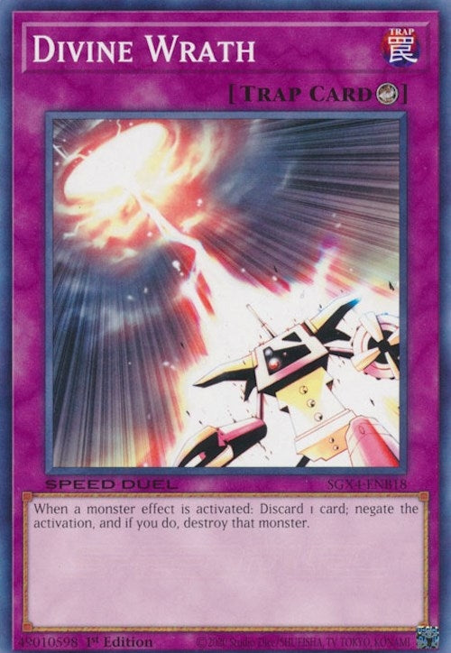 Divine Wrath (418) (SGX4) - YuGiOh Single