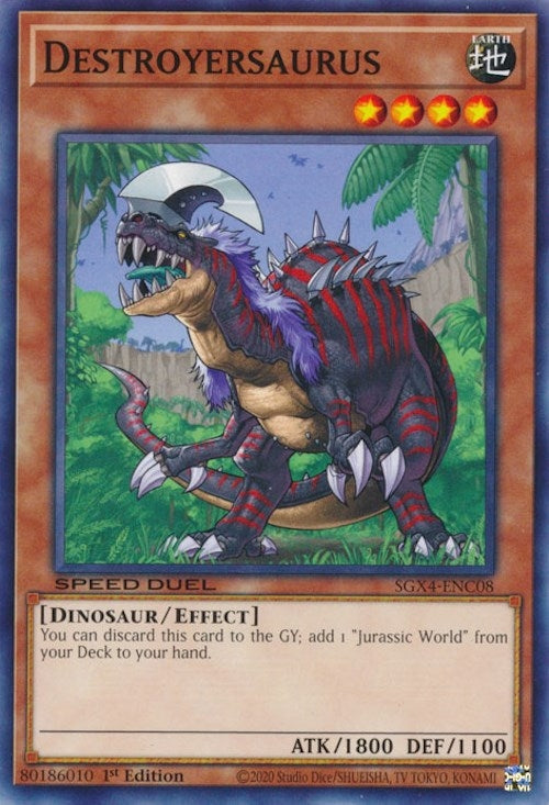 Destroyersaurus (408) (SGX4) - YuGiOh Single