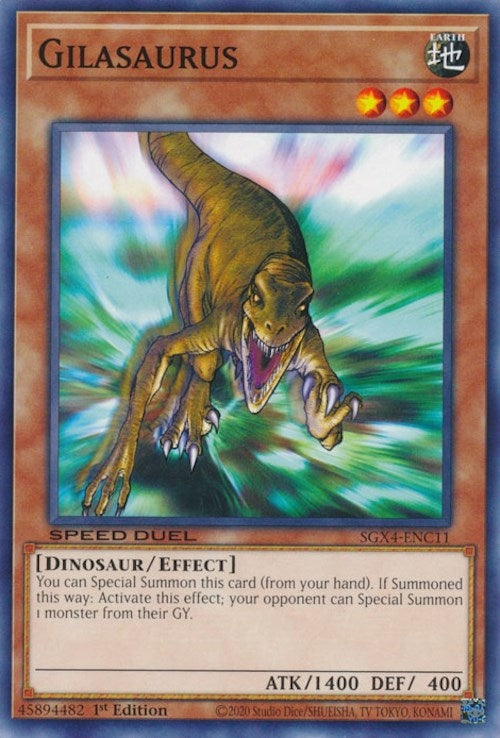Gilasaurus (411) (SGX4) - YuGiOh Single