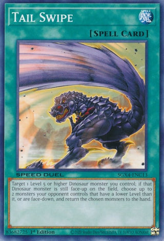 Tail Swipe (413) (SGX4) - YuGiOh Single
