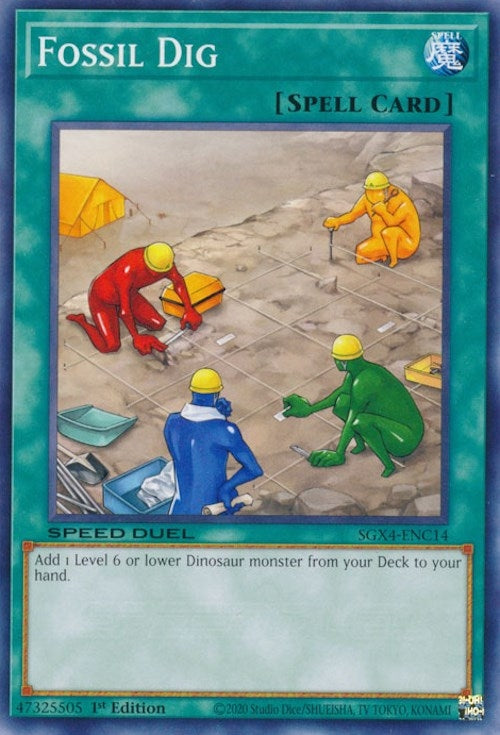Fossil Dig (414) (SGX4) - YuGiOh Single