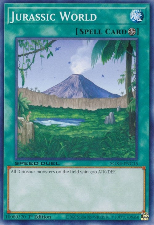 Jurassic World (415) (SGX4) - YuGiOh Single