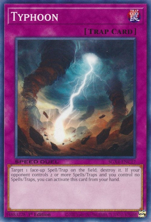 Typhoon (417) (SGX4) - YuGiOh Single
