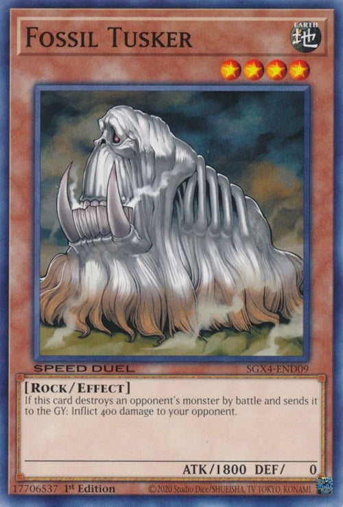 Fossil Tusker (409) (SGX4) - YuGiOh Single