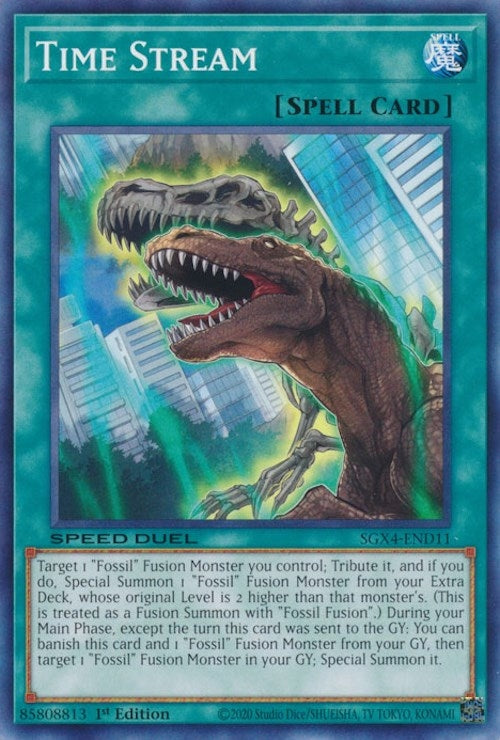 Time Stream (411) (SGX4) - YuGiOh Single