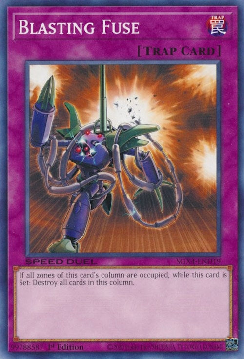 Blasting Fuse (419) (SGX4) - YuGiOh Single