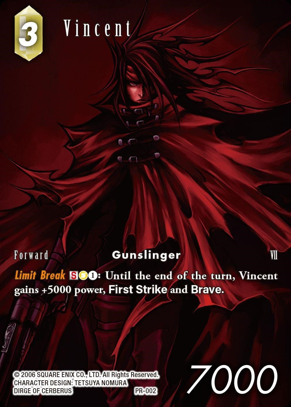 Vincent (Full Art) (2) [PR] - Final Fantasy TCG Single
