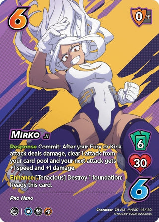 Mirko (Alternate Art) (46) [MHA7] - UniVersus Single