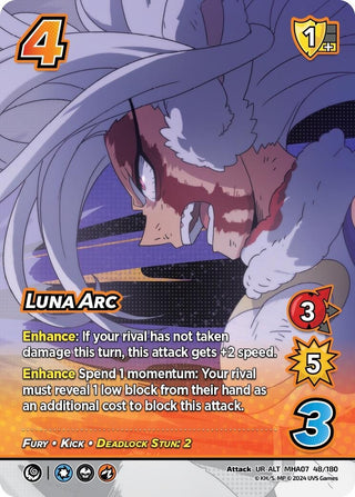 Luna Arc (Alternate Art) (48) [MHA7] - UniVersus Single