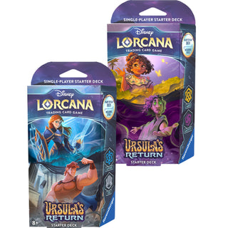 Disney Lorcana: Ursula’s Return Starter Deck [Set of 2] (4) - Disney Lorcana Sealed