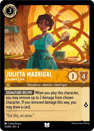 Julieta Madrigal - Excellent Cook (13) (4) - Disney Lorcana Single