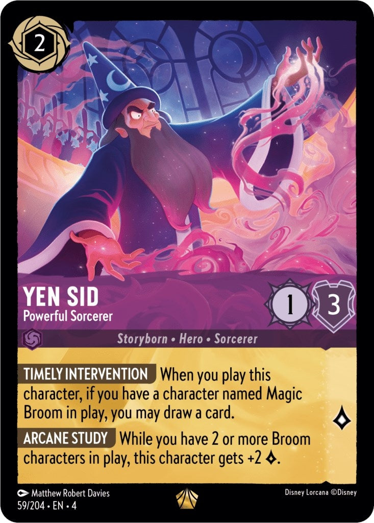 Yen Sid - Powerful Sorcerer (59) (4) - Disney Lorcana Single