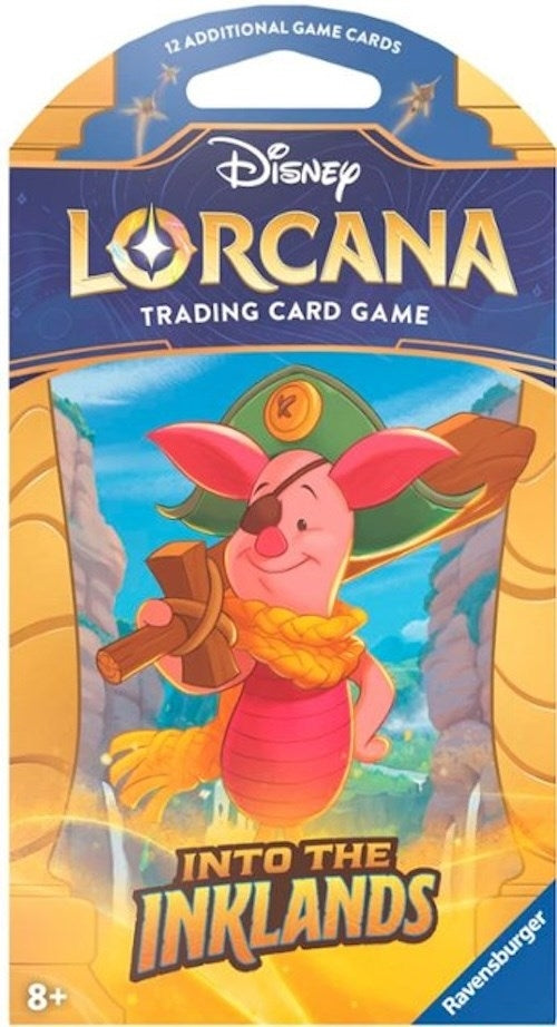 Disney Lorcana: Into the Inklands Sleeved Booster Pack (3) - Disney Lorcana Sealed