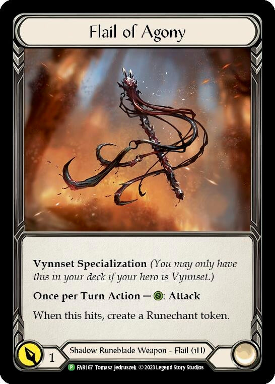 Flail of Agony - FAB167 (167) [PR] - Flesh and Blood TCG Single