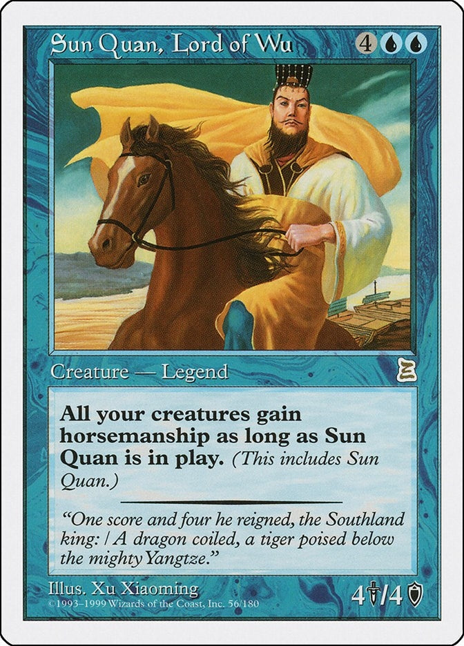 Sun Quan Lord of Wu (56) [PTK] - MTG Single