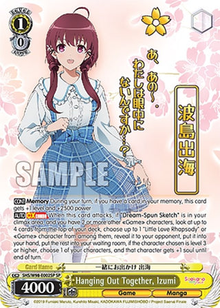 Hanging Out Together Izumi (SP) (98002) [SHS] - Weiss Schwarz Single