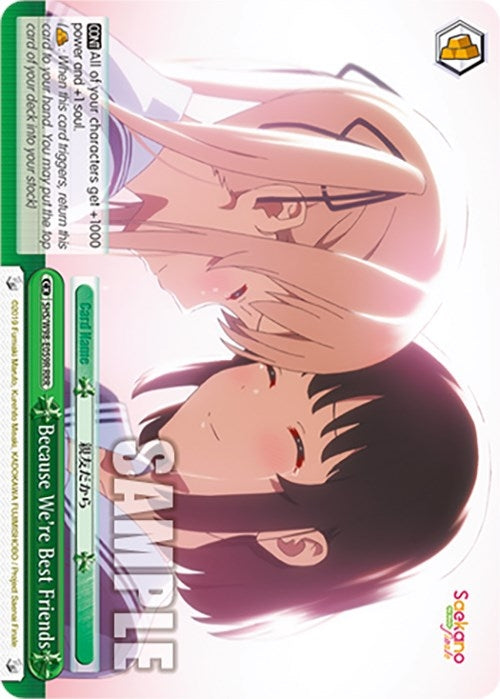 Because We’re Best Friends (RRR) (98059) [SHS] - Weiss Schwarz Single