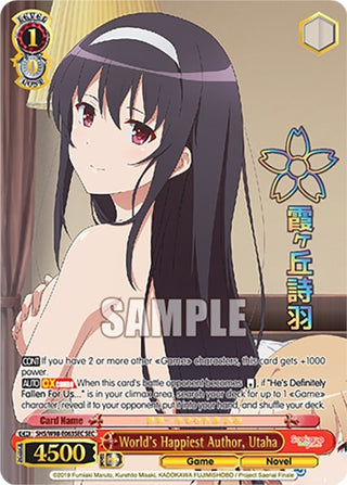 World’s Happiest Author Utaha (SEC) (98063) [SHS] - Weiss Schwarz Single