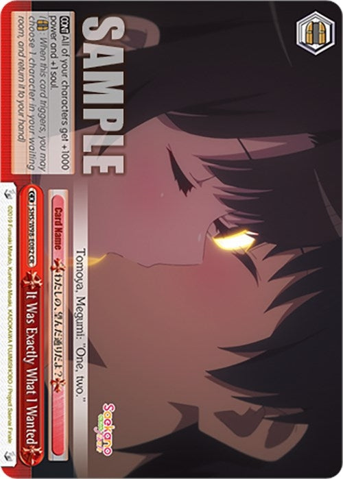 It Was Exactly What I Wanted (98082) [SHS] - Weiss Schwarz Single
