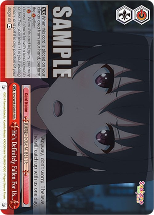 He’s Definitely Fallen For Us (RRR) (98083) [SHS] - Weiss Schwarz Single