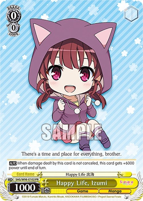 Happy Life Izumi (98102) [SHS] - Weiss Schwarz Single