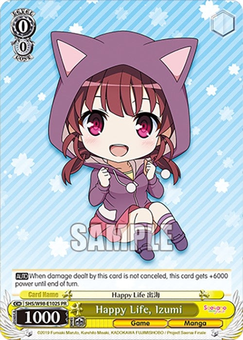 Happy Life Izumi (Foil) (98102) [SHS] - Weiss Schwarz Single