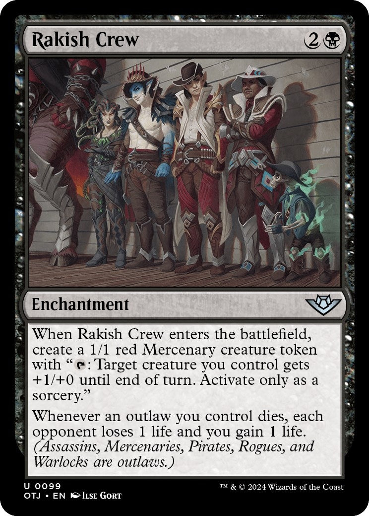 Rakish Crew (99) [OTJ] - MTG Single