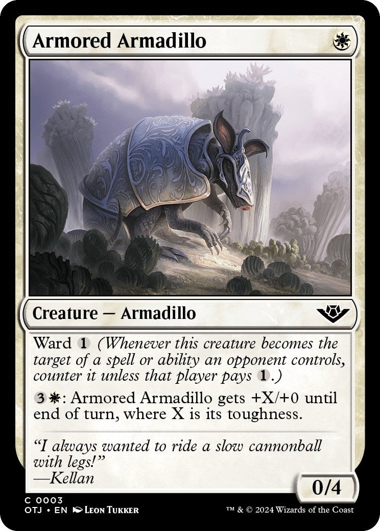 Armored Armadillo (3) [OTJ] - MTG Single