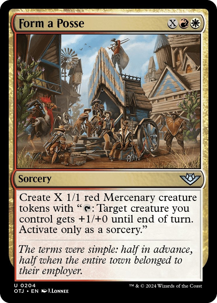 Form a Posse (204) [OTJ] - MTG Single