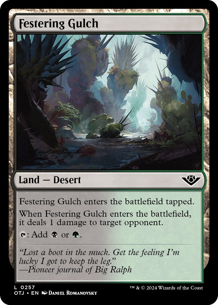 Festering Gulch (257) [OTJ] - MTG Single