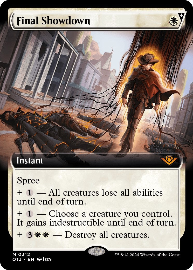 Final Showdown (Extended Art) (312) [OTJ] - MTG Single