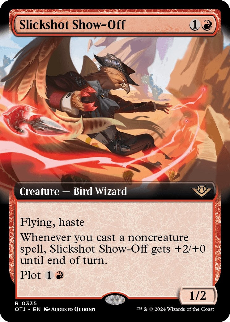 Slickshot Show-Off (Extended Art) (335) [OTJ] - MTG Single