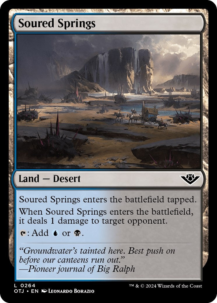Soured Springs (264) [OTJ] - MTG Single