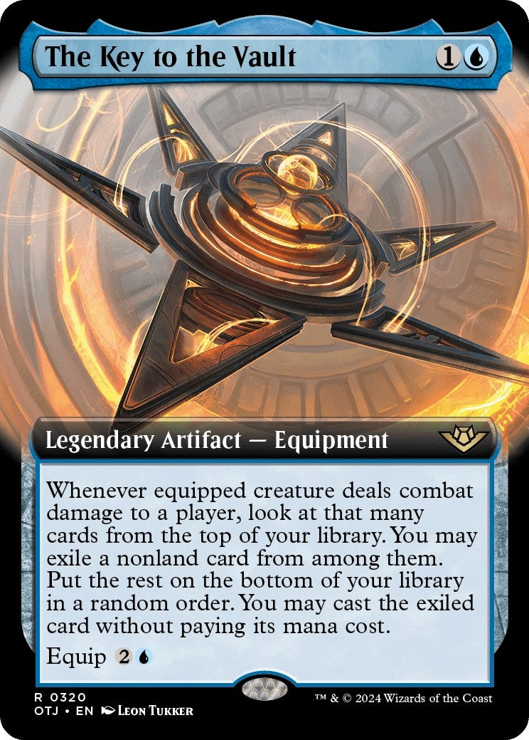 The Key to the Vault (Extended Art) (320) [OTJ] - MTG Single