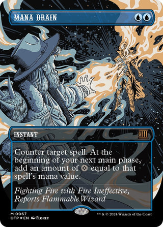 Mana Drain (Textured Foil) (67) [OTP] - MTG Single