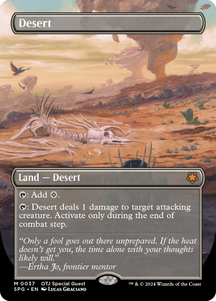 Desert (Borderless) (37) [SPG] - MTG Single