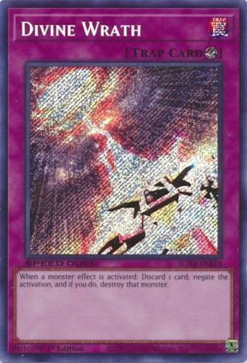 Divine Wrath (Secret Rare) (418) (SGX4) - YuGiOh Single