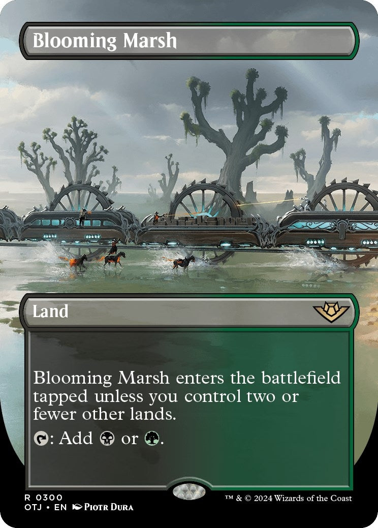 Blooming Marsh (Borderless) (300) [OTJ] - MTG Single