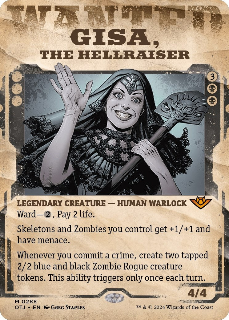 Gisa the Hellraiser (Showcase) (288) [OTJ] - MTG Single