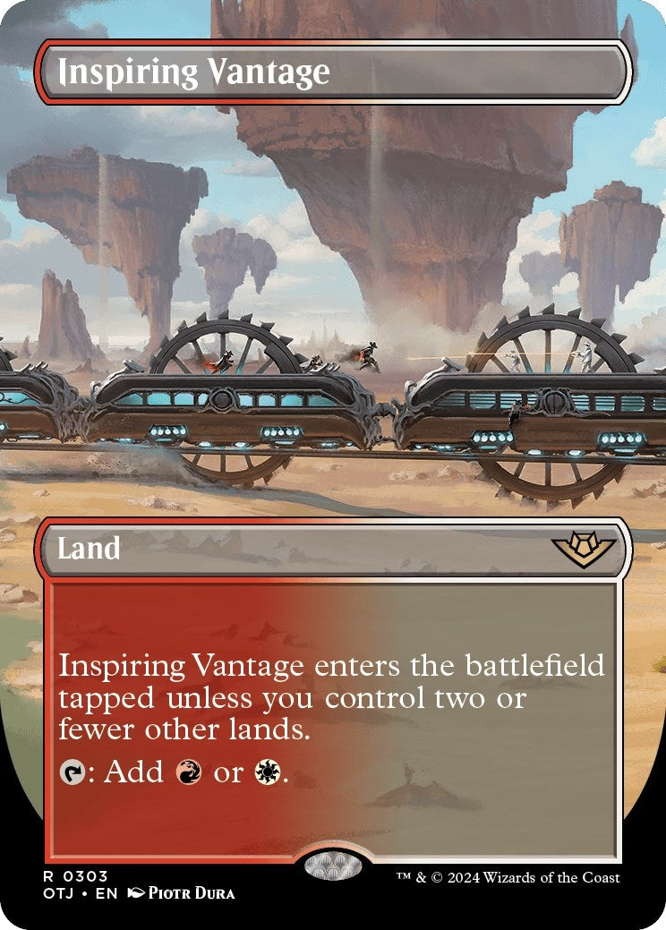Inspiring Vantage (Borderless) (303) [OTJ] - MTG Single