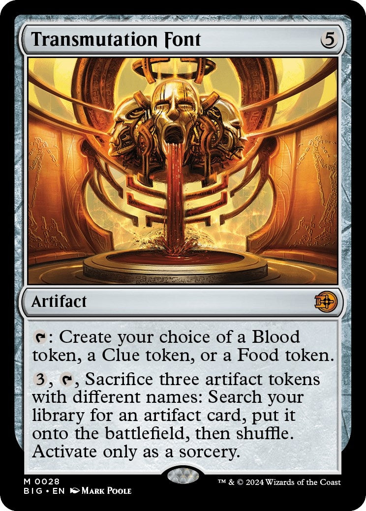 Transmutation Font (28) [BIG] - MTG Single