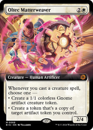 Oltec Matterweaver (Extended Art) (68) [BIG] - MTG Single