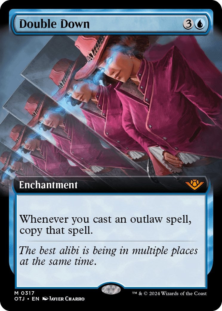 Double Down (Extended Art) (317) [OTJ] - MTG Single