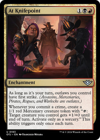 At Knifepoint (193) [OTJ] - MTG Single