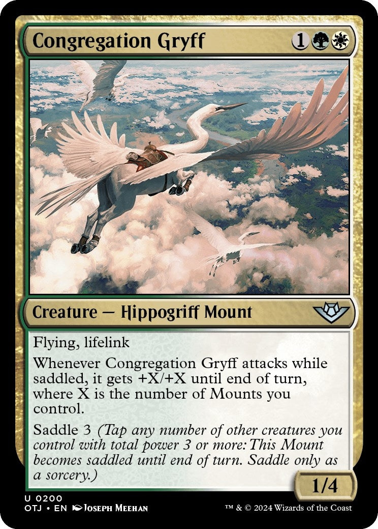 Congregation Gryff (200) [OTJ] - MTG Single