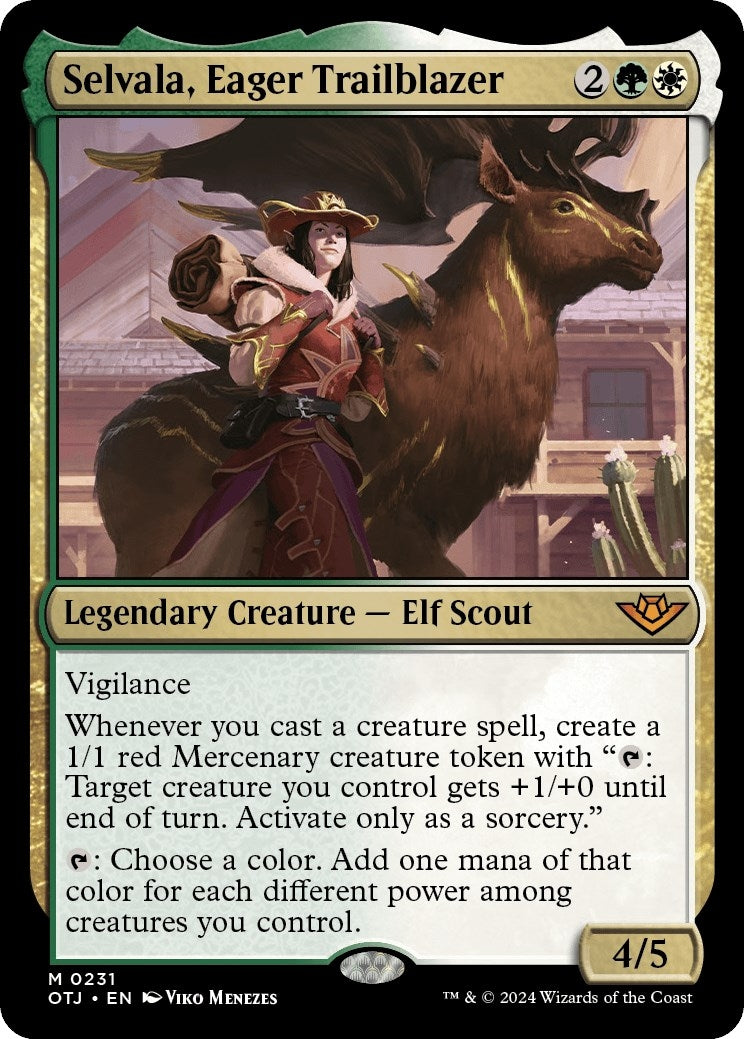 Selvala Eager Trailblazer (231) [OTJ] - MTG Single